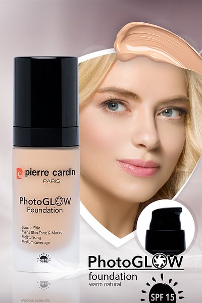 Pierre Cardin Photoglow Luminous Foundation Tawny Beige With Warm Neutral