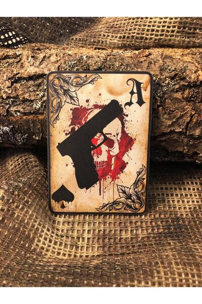 THORSTORE رقعة الآس من المسدس/الحجاب/الشعار (9 × 6.5 سم)