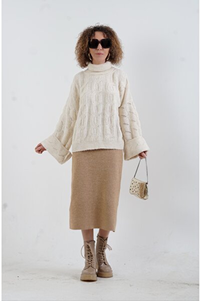 Zelish My Sister Camel Yumoş Олівець Спідниця