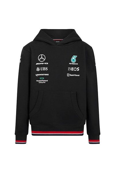 Others Kapucňa Mercedes Jr Map F1 Rp Mikina s kapucňou, čierna, deti