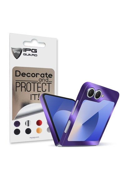 Ipg Samsung Galaxy Z Flip 6 Uyumlu Arka ve Yanlar IPG Koruma Dekoratif Sticker Kaplama (Kılıf Değildir)