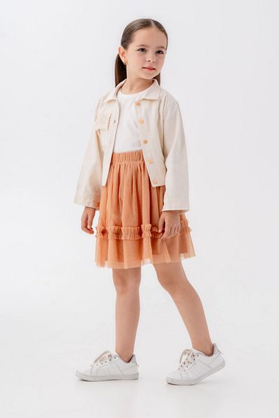 HAUSEkids 2-9 Years Festo Cotto Girl's 3-Piece Set -Caramel