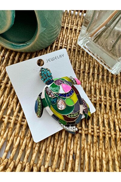 Pelin Aksesuar Renkli Caretta Broş