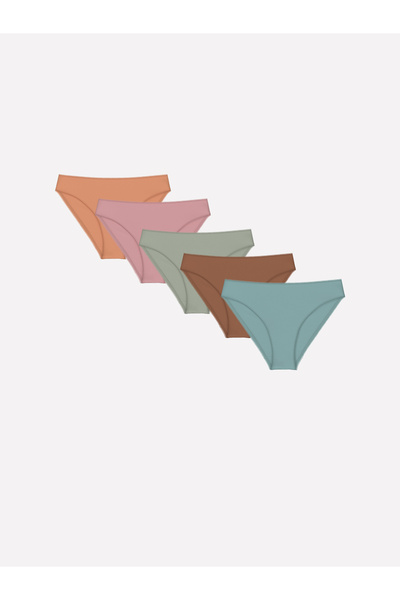 LC Waikiki Plain Bikini Panties 5 Pack