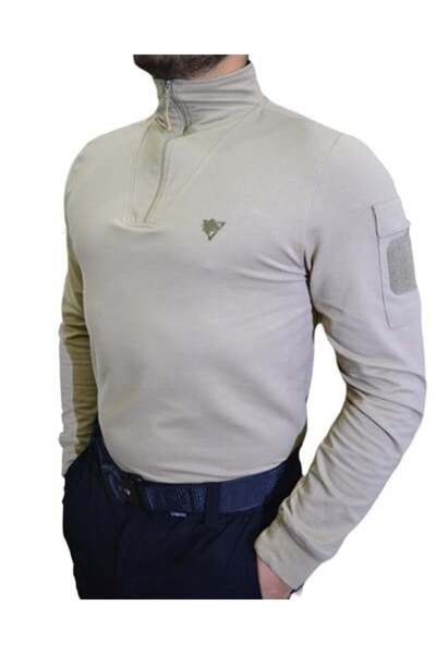 Wolftrap Tactical Outdoor Bej Drytouch Uzun Kollu T-Shirt