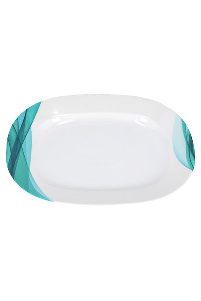 ROYALFORD 14" Melamine Ware Super Rays Oval Plate