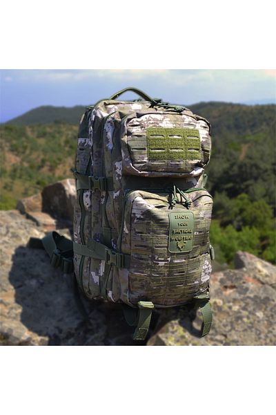 Wolftrap Tactical Σακίδιο πλάτης με μοτίβο στρατιωτικού καμουφλάζ 45 λίτρων κοπής με λέιζερ, τσάντα τακτικής