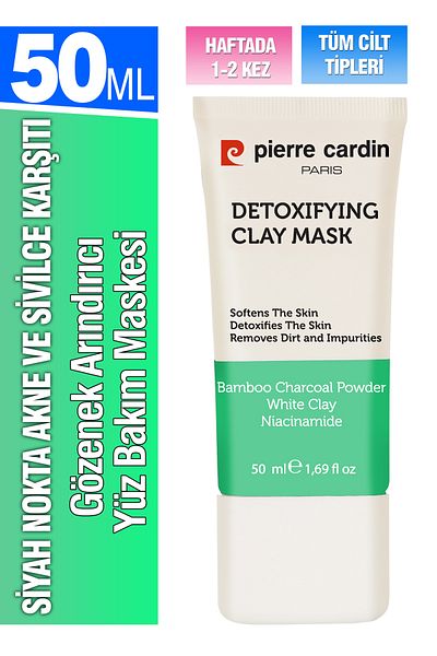 Pierre Cardin Anti-Blackhead and Pore Purifying Face Care Mask 50 ml