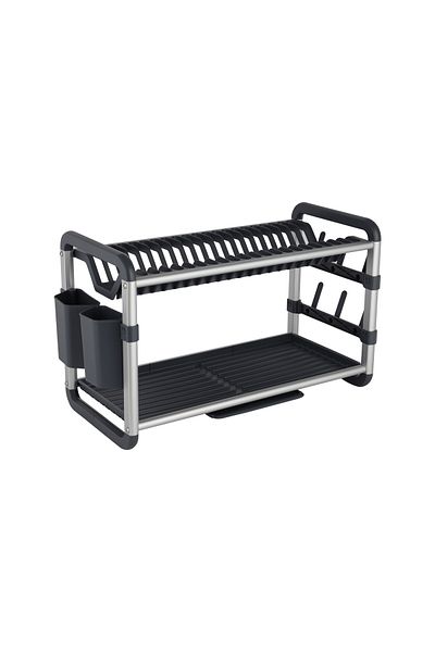 ROYALFORD 2 layer Aluminum Dish Rack- RF12179