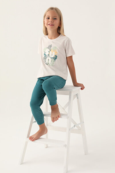 Arnetta طقم بيجامة كريمي بناتي