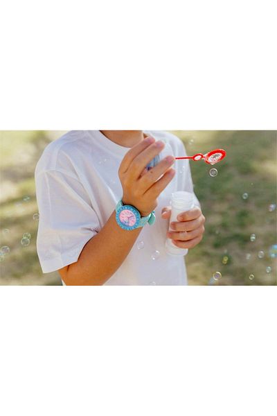 Flik Flak Blue Splash Kids Wrist Watch Fcsp126