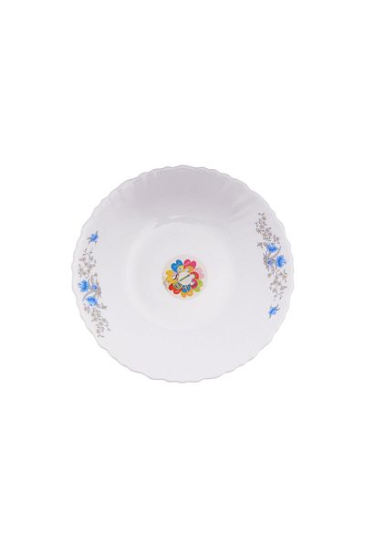 ROYALFORD Opal Ware Romantic Soup Plate, 7.5 Inch