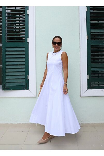 Purple by Banu Beyaz Kolsuz Çan Model Elbise