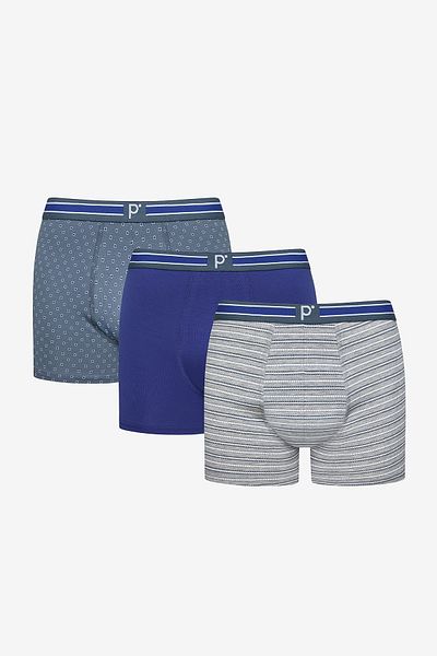 Penti Dotted 3-teilige mehrfarbige Herren-Boxershorts