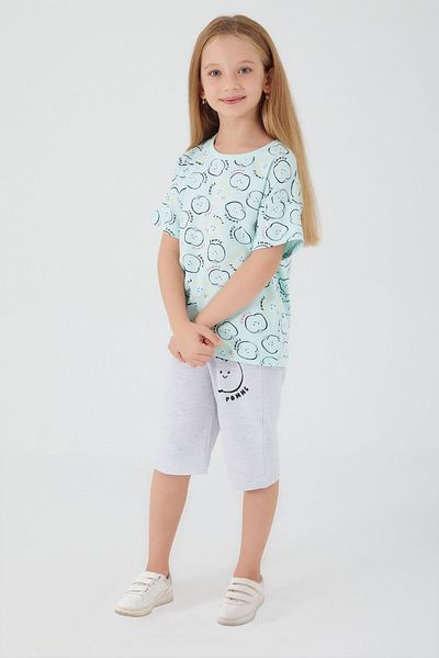 Rolypoly Costum Capri pentru fetiță albastru deschis