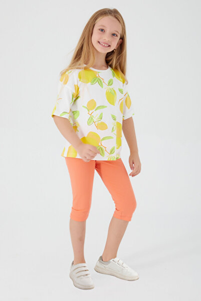 Rolypoly Girl's White Capri Suit