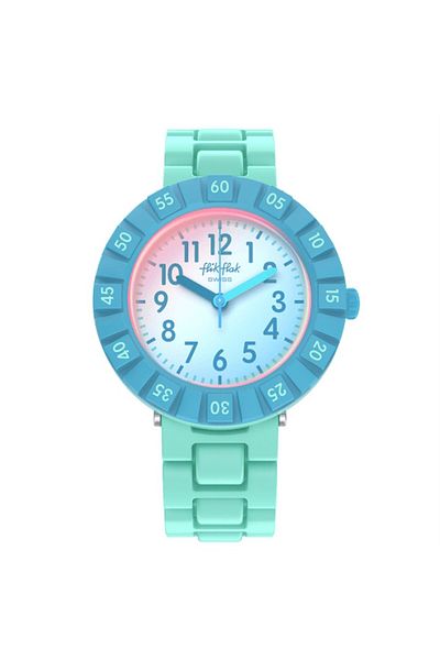 Flik Flak Blue Splash Kids Wrist Watch Fcsp126