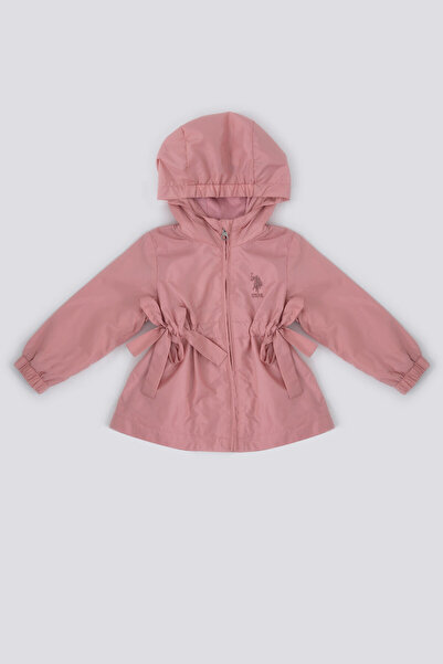 U.S. Polo Assn. Kız Bebek Pembe Bebek Mont