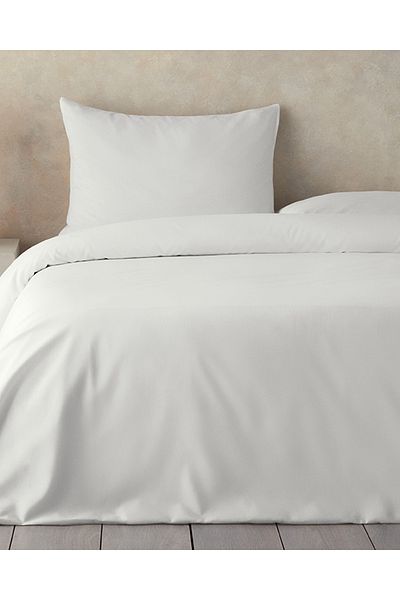 English Home Nova Premium Soft Cotton - Set de husă de pilota dublu alb