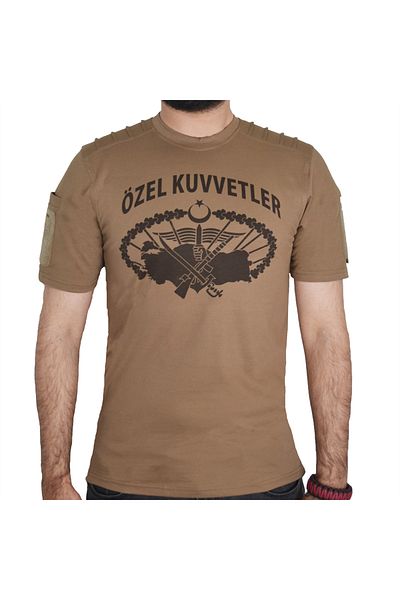 Wolftrap Tactical Tricou tactic imprimat cu mânecă scurtă cu scris al forțelor speciale Nano