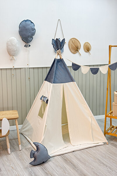 Miniden Mavi Çocuk Oyun Çadırı