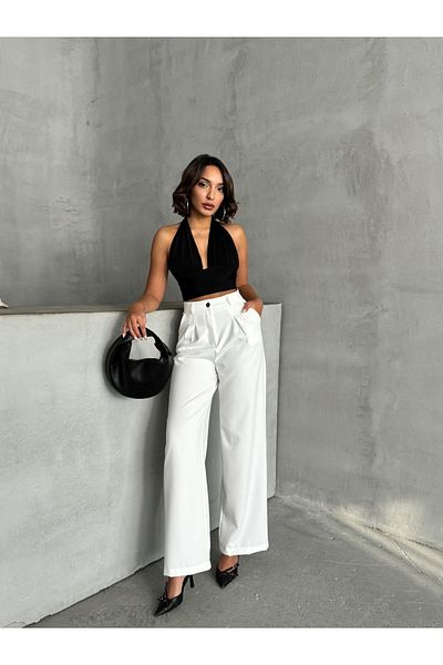 prova Wide Leg Woven Trousers Misspa80074