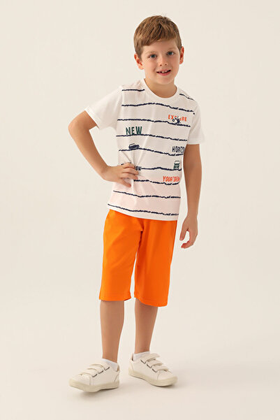 Rolypoly Λευκό κοστούμι Capri για αγόρι