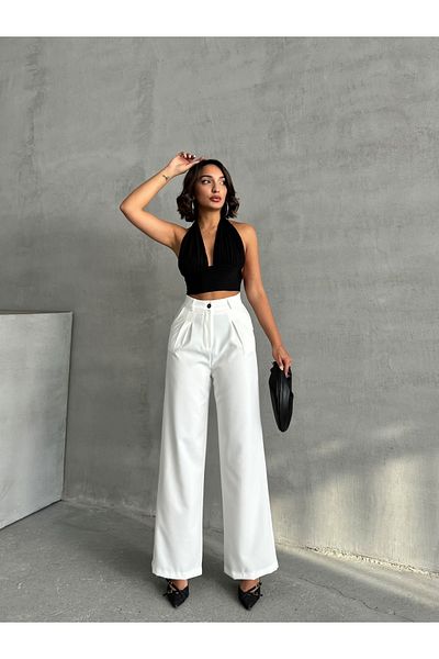 prova Wide Leg Woven Trousers Misspa80074