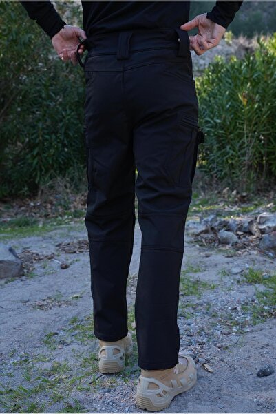 Wolftrap Tactical Softshell Taktik Pantolon 1062 Siyah 8 Cepli Su Ve Rüzgar Geçirmez Pantolon