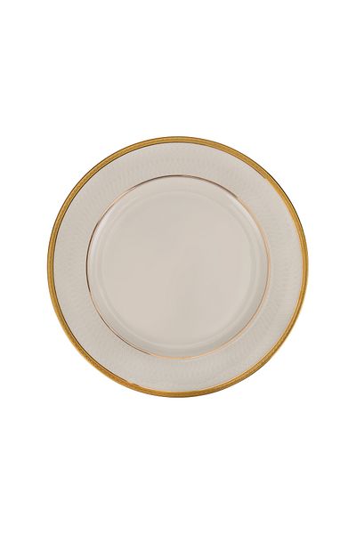 ROYALFORD Premium Bone China Plates, 10.5" Flat Dinner Plate, RF10464