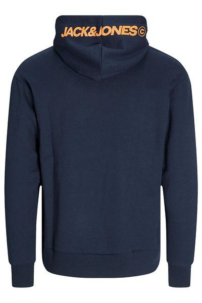 Jack & Jones Ανδρικό φούτερ με τσέπη καγκουρό - με κουκούλα, Navy Blue 12256833
