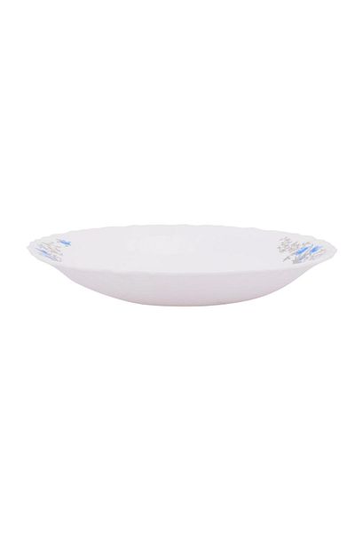 ROYALFORD Opal Ware Romantic Soup Plate, 7.5 Inch
