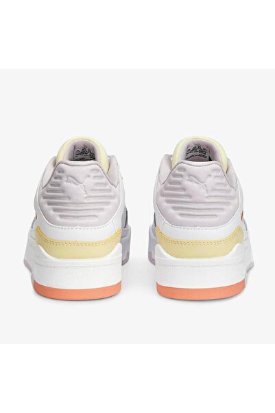 Puma Slipstream Γυναικεία Αθλητικά Παπούτσια από Γνήσιο Δέρμα Λευκό Κίτρινο Γυναικεία Αθλητικά Παπούτσια Casual