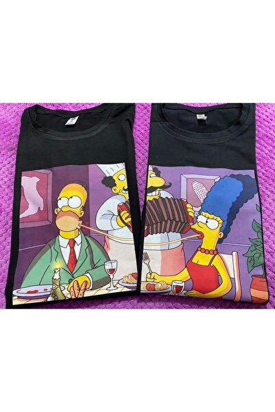 POPULUS Simpsonovi - Set prijateljstva za zaljubljene parove, 2 komada T-shirt