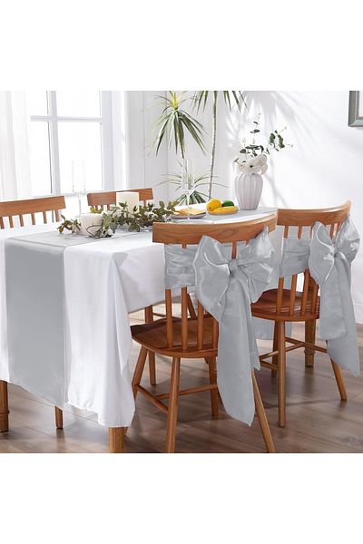EVYA 40x140 cm Γυαλιστερό 100% Satin Runner - Special Day Presentation, Αδιάβροχο American Service