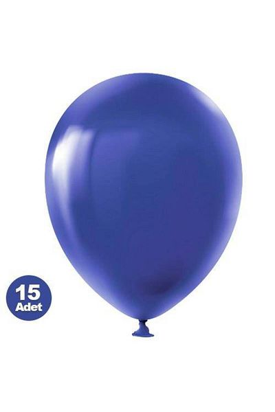 Parti Dükkanım Blue Balloon 15 Pieces