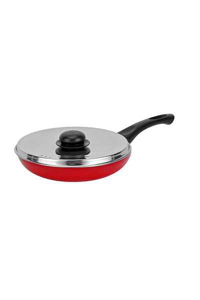 ROYALFORD 20 cm Aluminum Nonstick Frypan with Stainless Steel Lid- RF12518