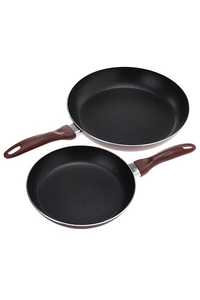 ROYALFORD RF1754-FPSET 2Pcs Aluminium Fry Pan 28 & 22 Cm