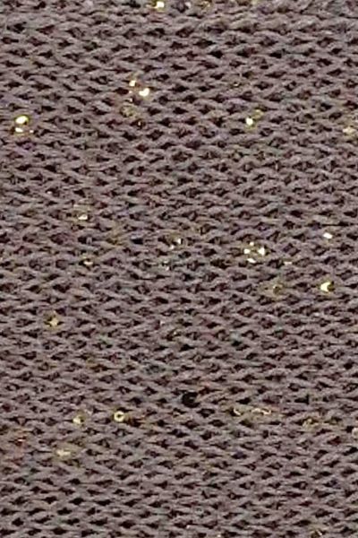 SENSY Brown Knit - Shine Sequin Lanyard Design