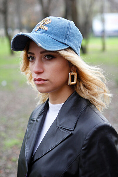 Bay Şapkacı Bay Şapkacı - Kadın jeans kep şapka