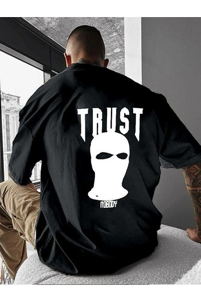 BENROMA 1 προϊόν δώρο για αγορές 6 και άνω Trust Printed Oversize T-Shirt