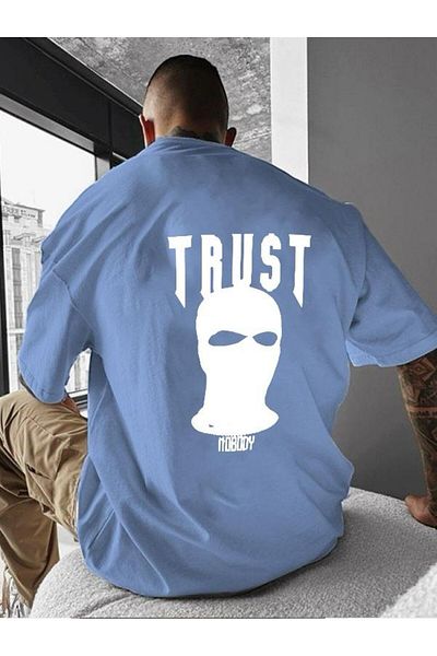 BENROMA 1 προϊόν δώρο για αγορές 6 και άνω Trust Printed Oversize T-Shirt