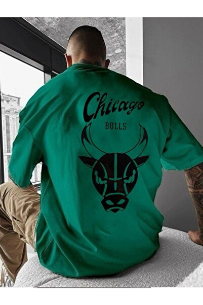 DM DOLCE MORE ГОЛЯМА ТЕНИСКА С ЩАМП НА CHICAGO BULS