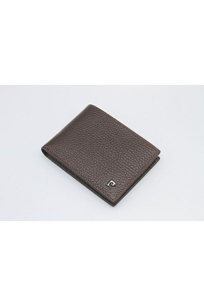 Pierre Cardin Genuine Leather Card Holder and Keychain Set - Pc075 with Gift
