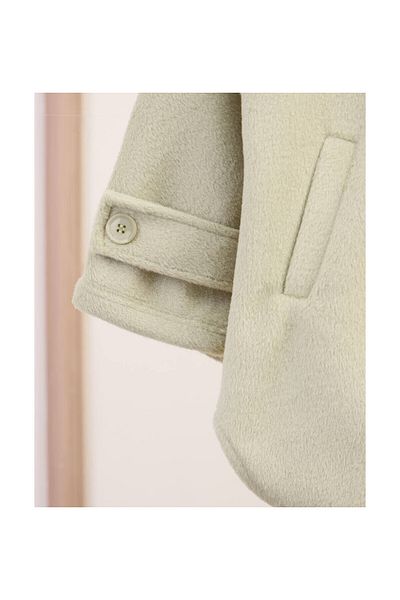 CİCHLİD Girl's Green Spoon Coat