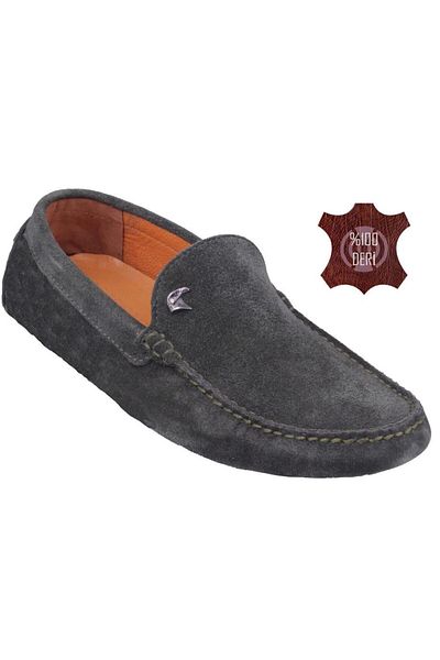 DETECTOR Inside Out Genuine Leather Suede Inside Rock Sole Stylish Men's Shoes 7000