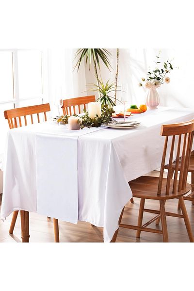 EVYA 40x140 cm Runner lucios 100% satin - Prezentare pentru o zi specială, serviciu american rezistent la pete
