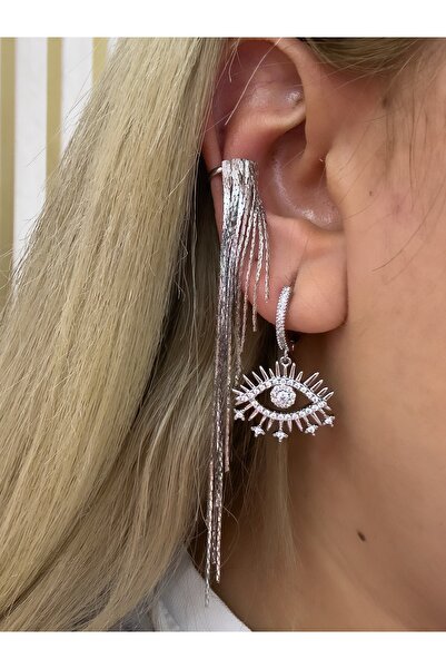 Hicrans Takı SALLANTILI AYARLANABİLİR EAR CUFF KIKIRDAK KÜPE