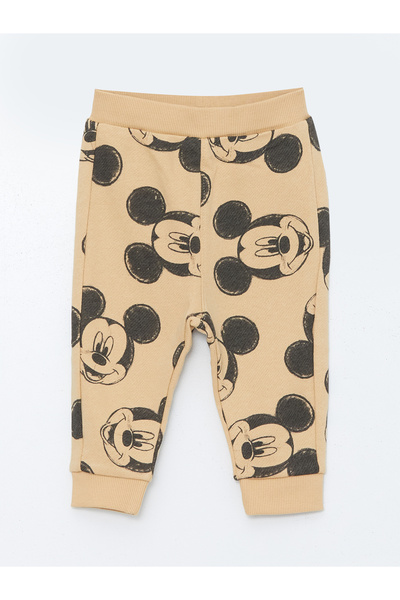 LC Waikiki Mickey Mouse nyomott kisfiú pulóver és melegítőnadrág alsó 2 részes készlet