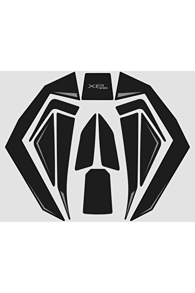 Redline Grafik Peugeot XP-400 Uyumlu Tank Pad Set Siyah Beyaz Redline Grafik